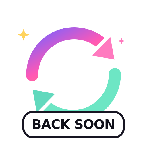 BACK SOON G7 sticker