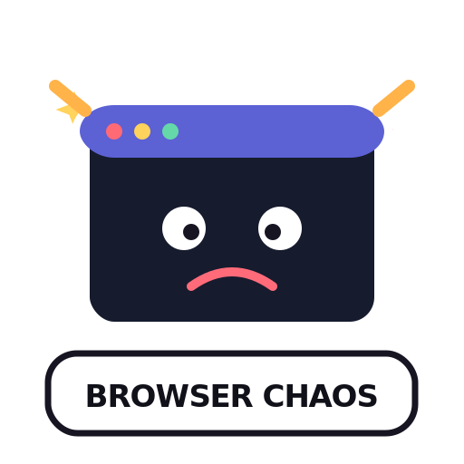 BROWSER CHAOS G7 sticker