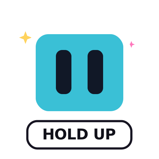 HOLD UP G7 sticker
